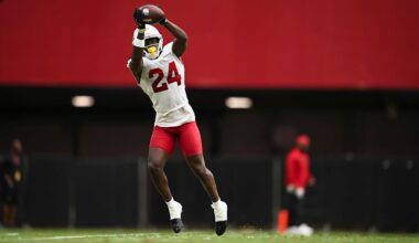 Cardinals CB Starling Thomas V tears ACL in training camp and is out for 2025 season