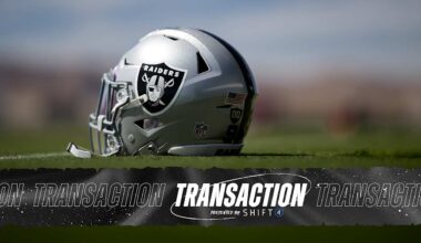 Raiders sign 5 free agents, waive 4 players