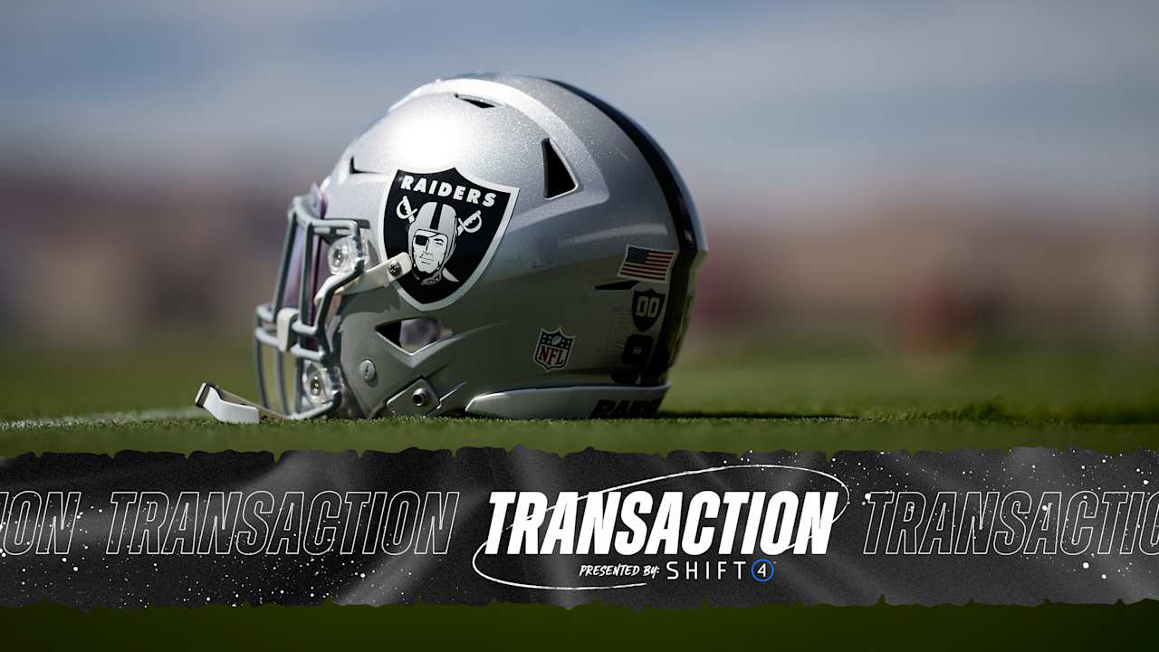Raiders sign 5 free agents, waive 4 players