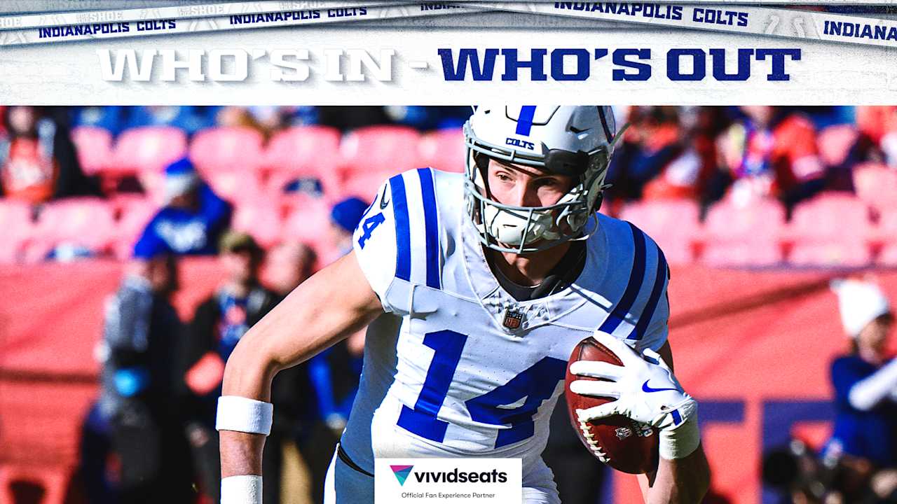 Colts rule out WR Alec Pierce, LB E.J. Speed for Week 16 game vs. Tennessee Titans