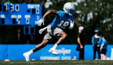 Detroit Lions wide receiver Dominic Lovett