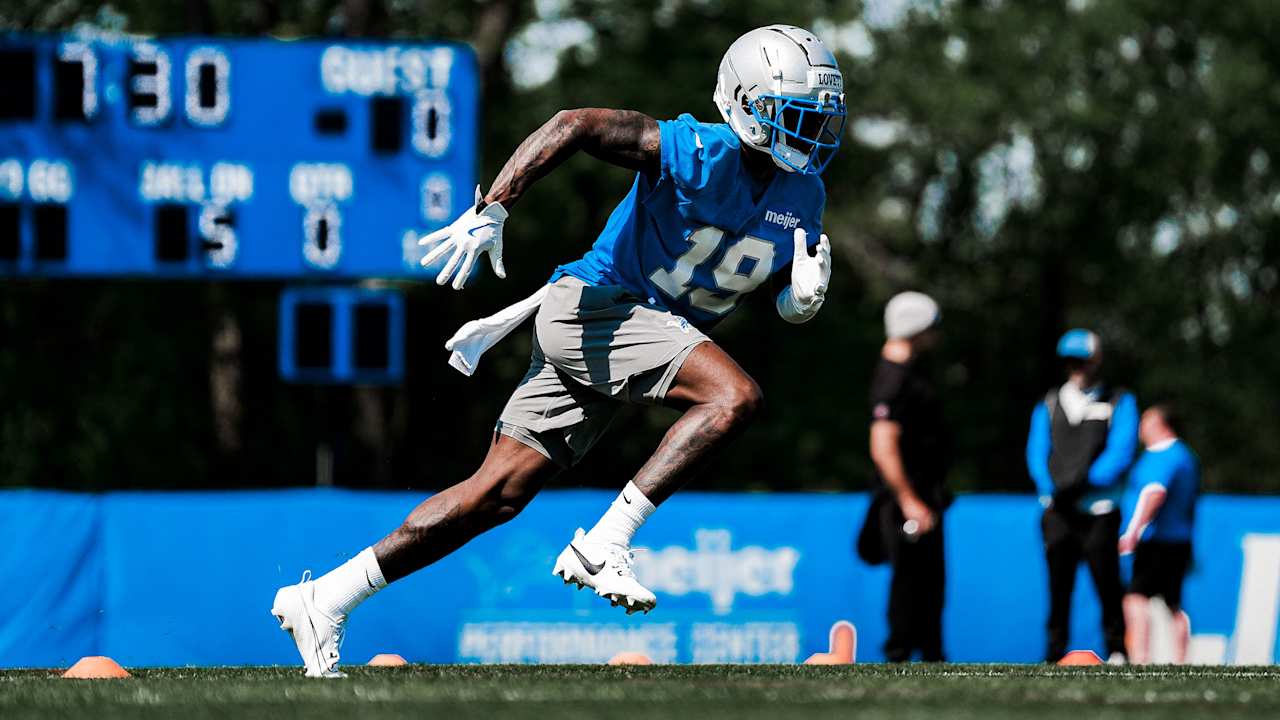 Detroit Lions wide receiver Dominic Lovett