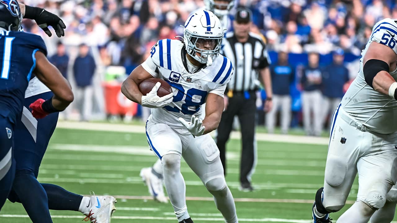 Jonathan Taylor nominated for Week 16 FedEx Ground Player of the Week