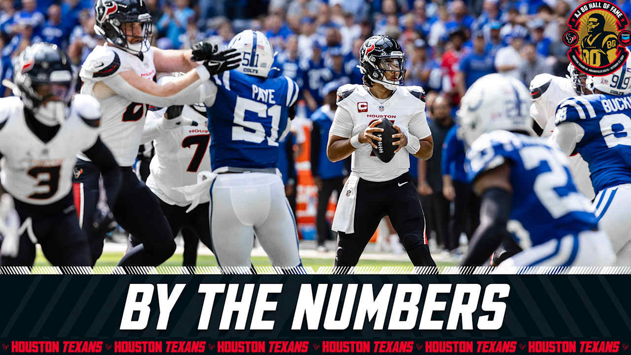 Texans vs. Colts | By the Numbers