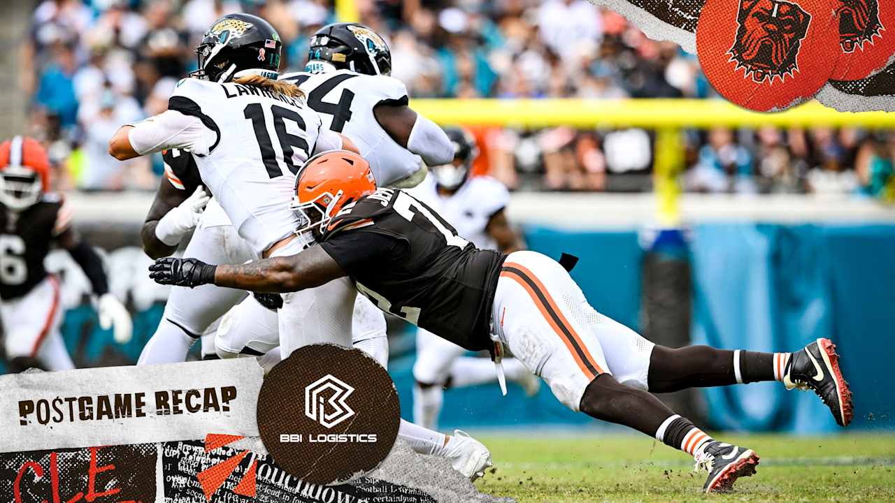Browns claim first win of the season over the Jaguars