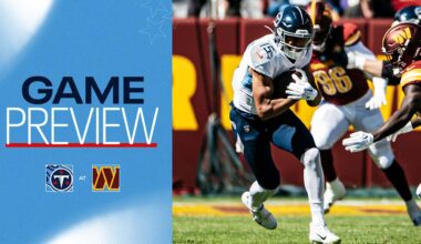 Titans on the Road at Washington in Week 13