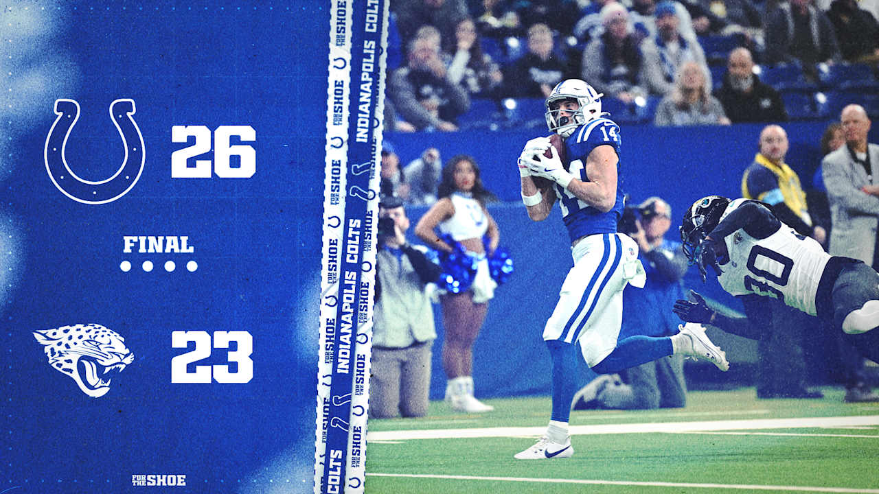 Colts beat Jaguars in overtime in final game of 2024 season