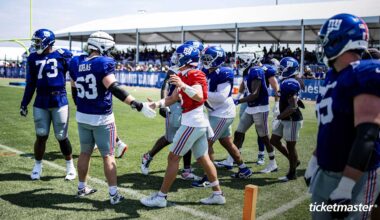 Jaxson throws darts; Darius Slayton ends with TD