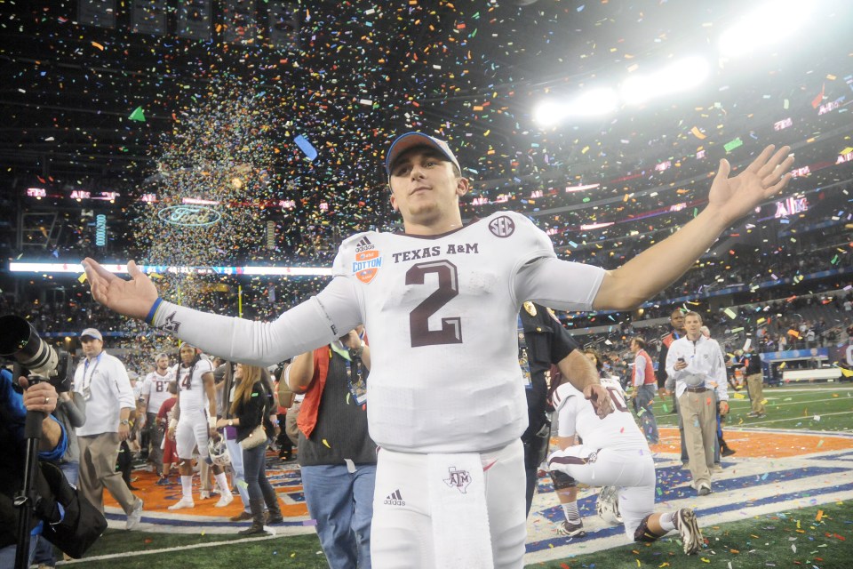 Manziel was a much-hyped college star before being a bust in the pros