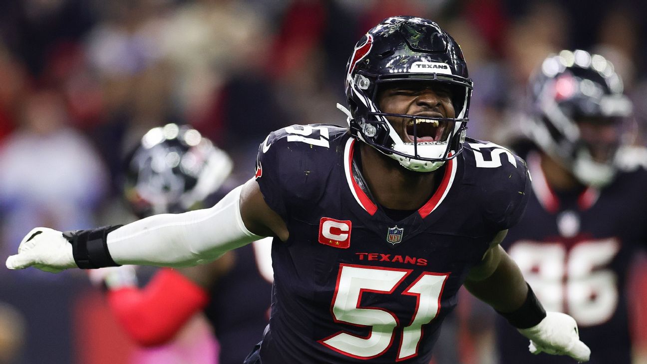 Despite last year's success, Texans defense hitting reset
