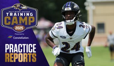 Malaki Starks Leads Strong Day for Rookies at Ravens Training Camp