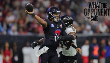 What the Texans Said After Getting Routed By the Ravens