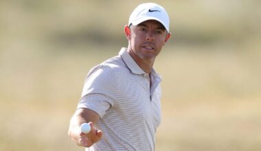 2025 Scottish Open leaderboard: Rory McIlroy masters wind, climbs into tie for 54-hole lead after Round 3
