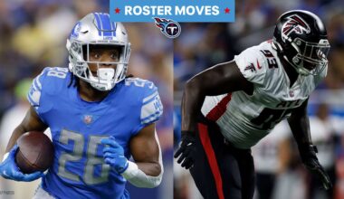Titans Add RB Jermar Jefferson, DT Timmy Horne to Roster While Placing QB Will Levis on Injured Reserve