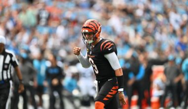 Bengals at Panthers Postgame Notes and Quotes