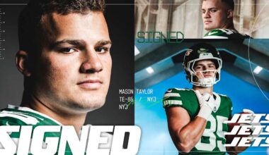 Jets Sign LSU TE Mason Taylor to Rookie Contract