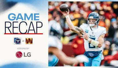 Titans Fall Behind Big Early, Can’t Rally in 42-19 Loss to Commanders