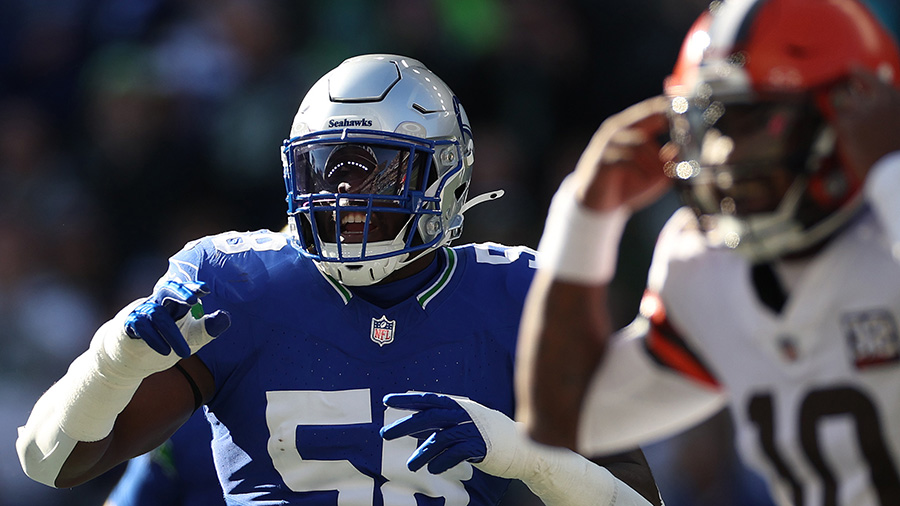 Seattle Seahawks Derick Hall...