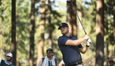 Seattle Seahawks Sam Darnold golf American Century Championship...