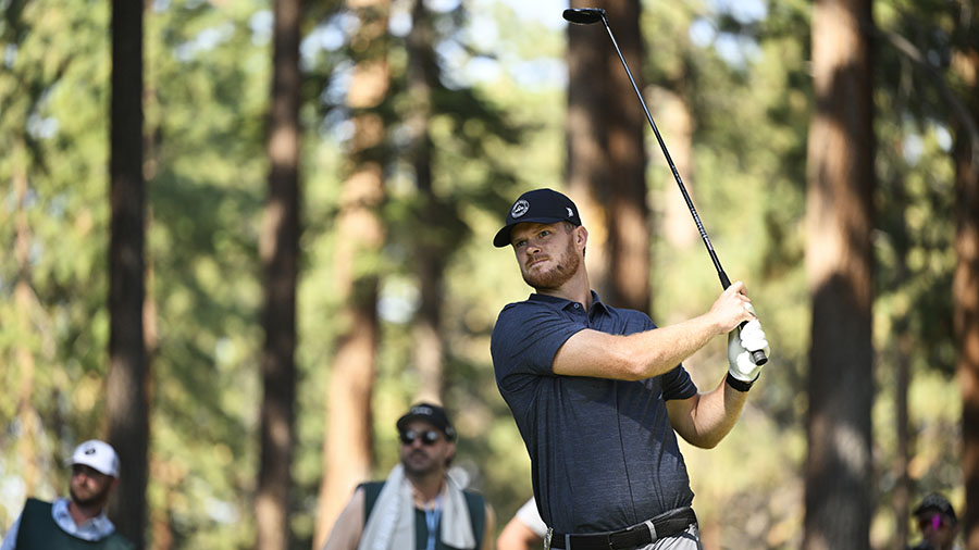 Seattle Seahawks Sam Darnold golf American Century Championship...