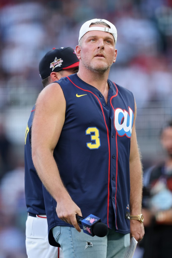 Pat McAfee at the MLB All-Star Home Run Derby.