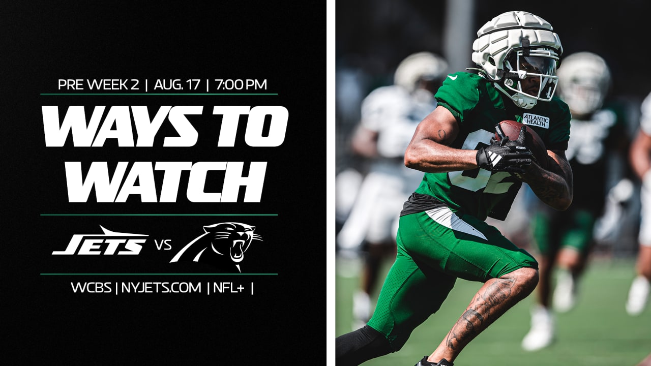Ways to Watch the Jets at Panthers Preseason Game