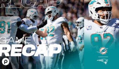 Ground Game Leads Dolphins to 15-10 Win Over New England Patriots