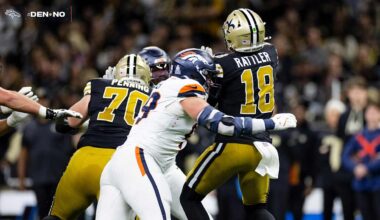 Broncos' defense brings heat, records 6 sacks of Saints QB Spencer Rattler