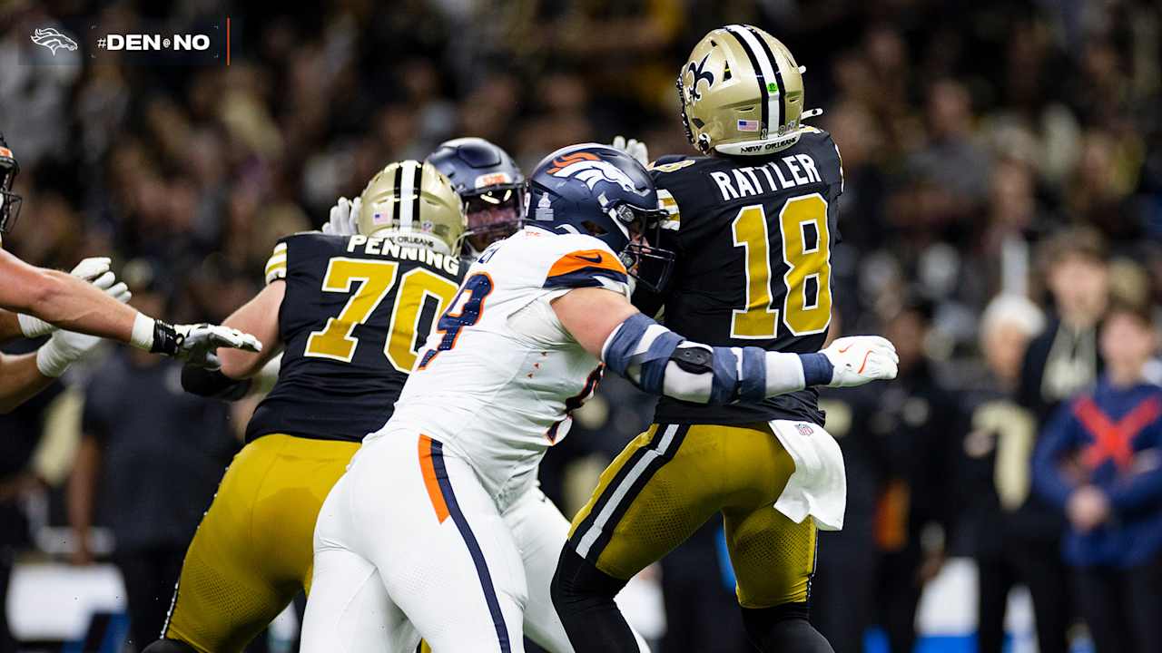 Broncos' defense brings heat, records 6 sacks of Saints QB Spencer Rattler