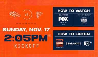 How to Watch: Broncos vs. Falcons