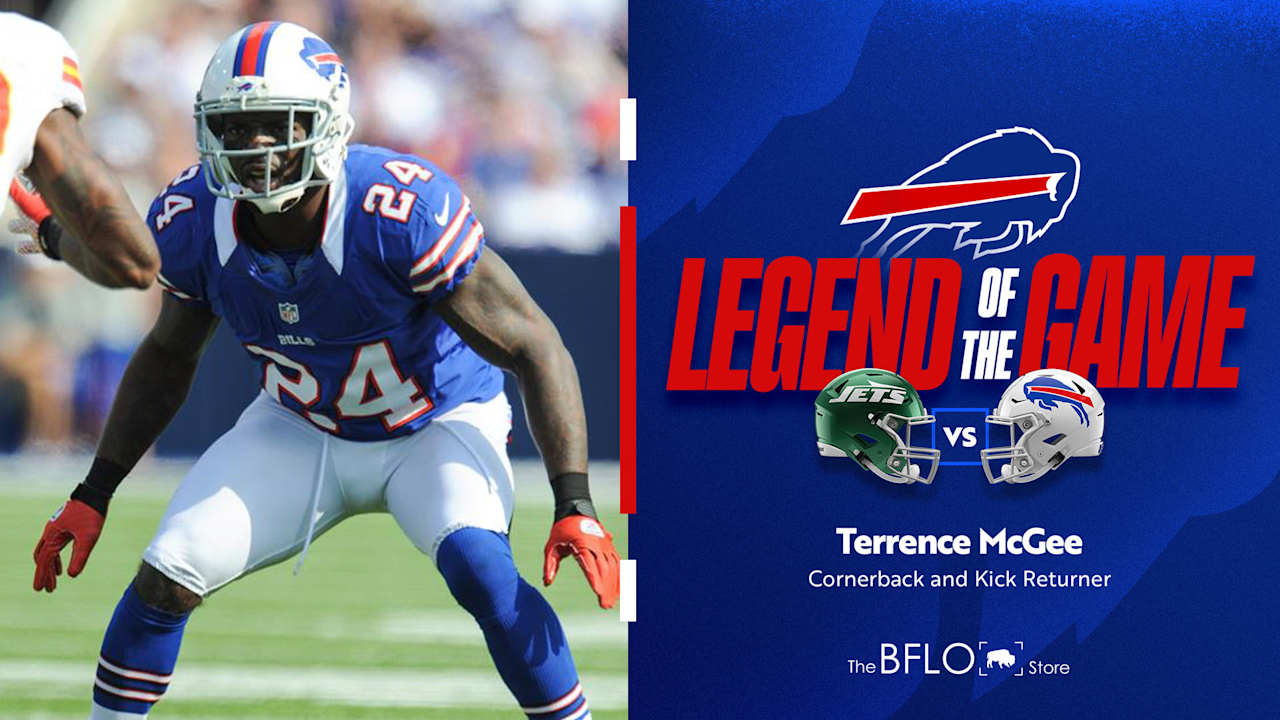 Terrence McGee announced as the Bills Legend of the game for Week 17 against the Jets