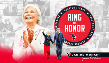 Houston Texans to induct Janice McNair into Ring of Honor