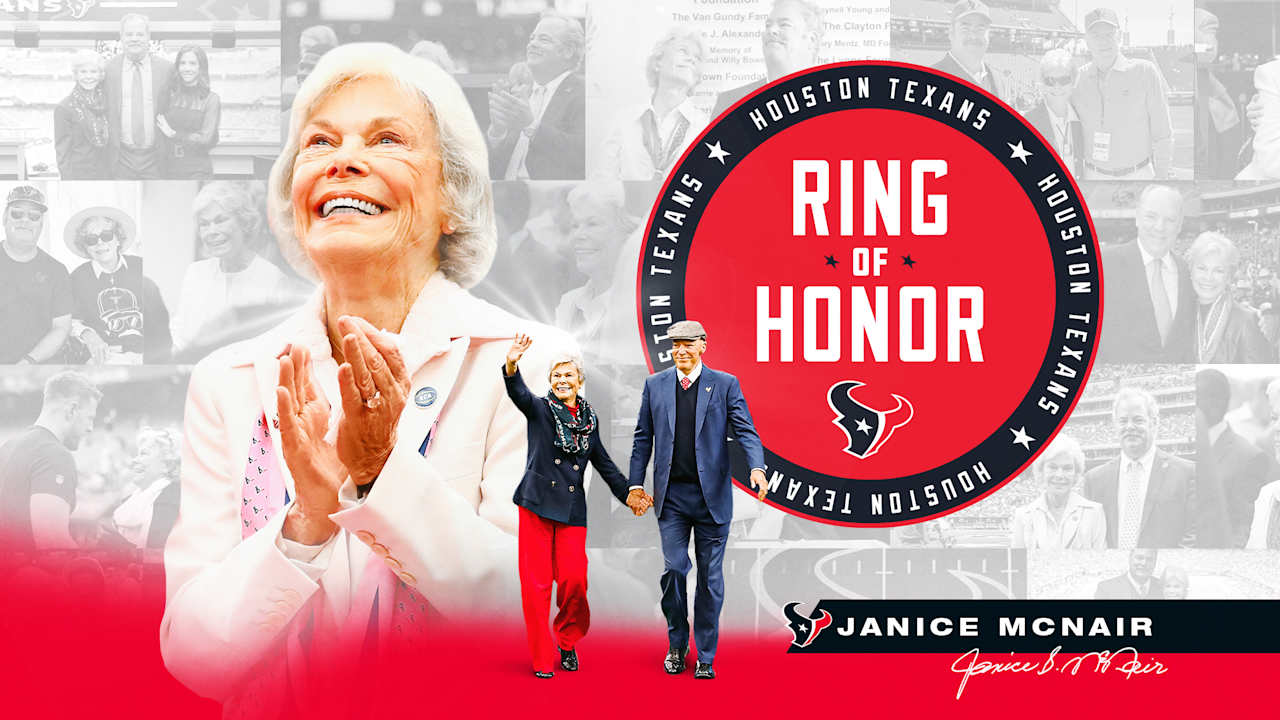 Houston Texans to induct Janice McNair into Ring of Honor