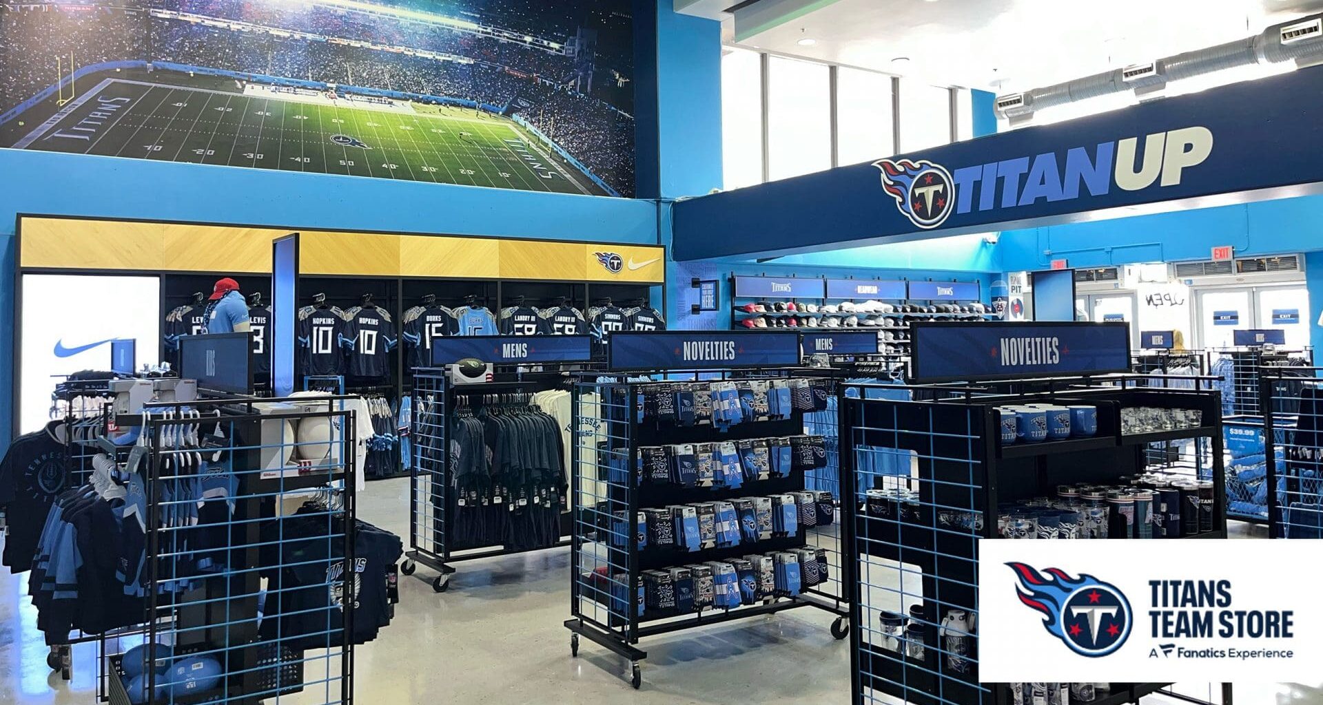 Titans Team Store Officially Re-Opens at Nissan Stadium