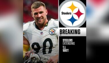 New Contract Details For Steelers OLB T.J. Watt Revealed