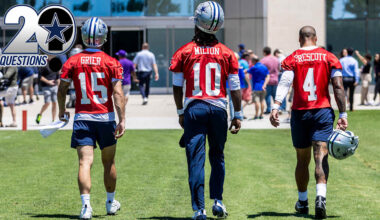 13) What do you expect from the backup QB spot?