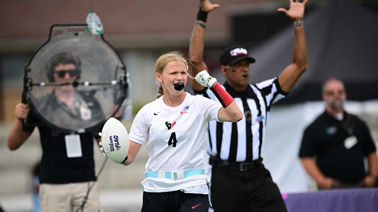 Texans High School Girls Flag Team Faces Dallas Cowboys for NFL Championship on ESPN