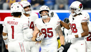 Cardinals TE Trey McBride had a banner day on Thursday...