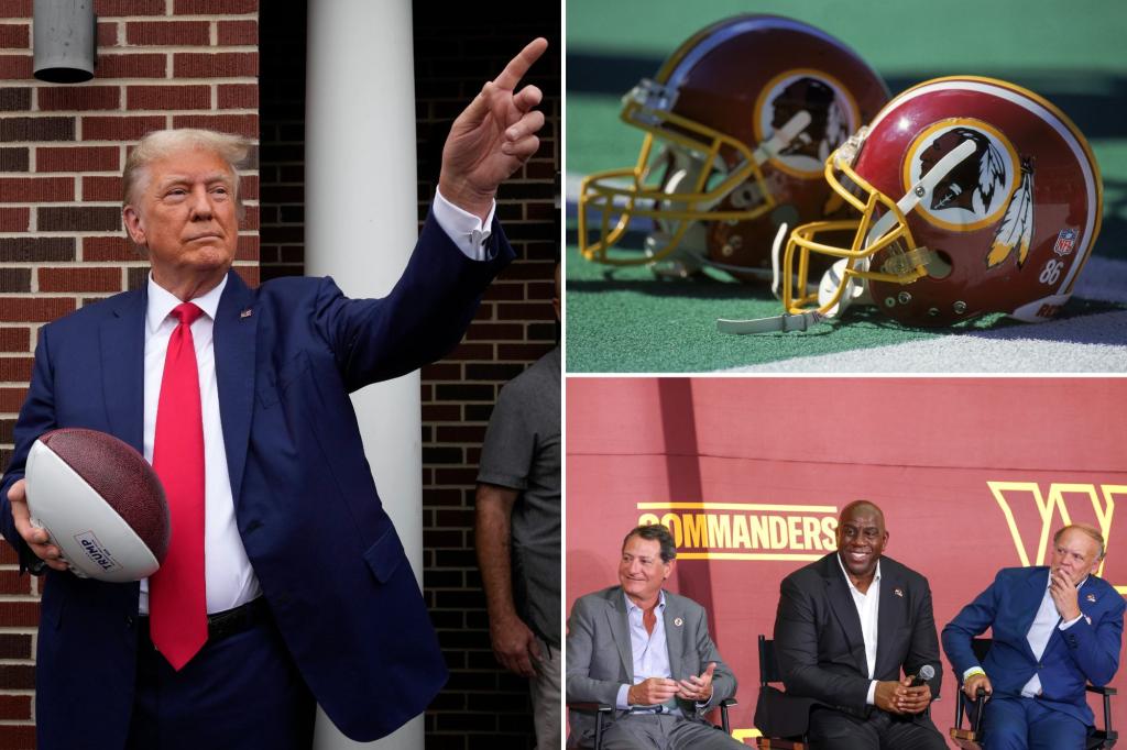 Why the Washington Commanders' owners are thinking hard about Trump's demand they restore the 'Redskins' moniker