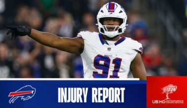 Bills rule out four players vs. Texans
