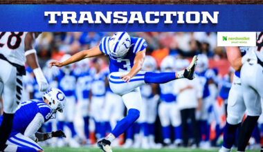 Colts elevate K Spencer Shrader, CB Chris Lammons to active roster from practice squad for Week 1 game against Houston Texans