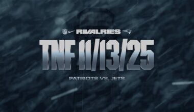 Patriots to Wear New Rivalries Uniform vs. Jets on November 13