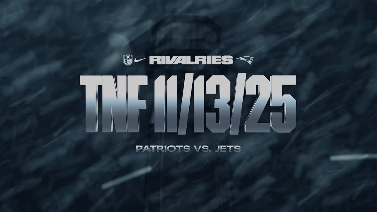 Patriots to Wear New Rivalries Uniform vs. Jets on November 13
