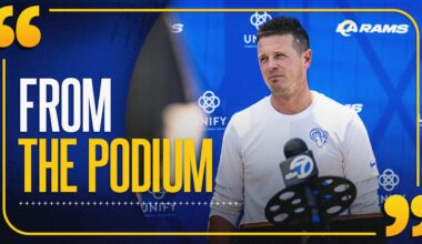 Chris Shula and Mike LaFleur discuss impressions and approaches from both sides of the ball through Day 7 of Rams Training Camp