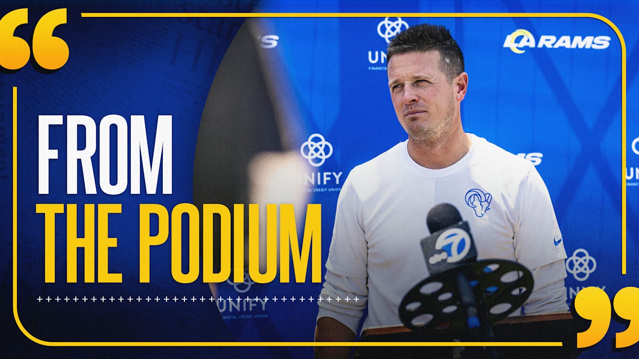 Chris Shula and Mike LaFleur discuss impressions and approaches from both sides of the ball through Day 7 of Rams Training Camp