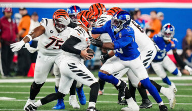 Giants come up short in defensive struggle against Bengals
