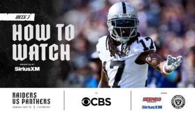 How to watch Las Vegas Raiders vs. Carolina Panthers on September 22, 2024