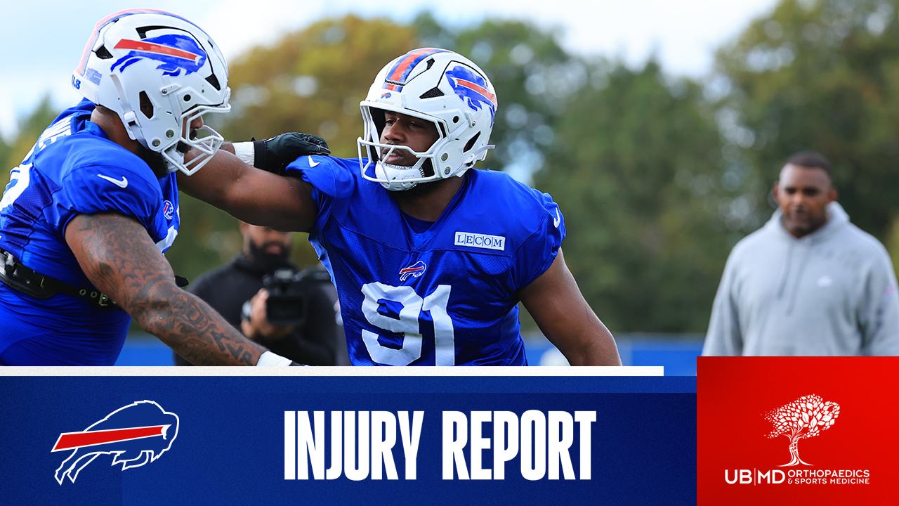 Buffalo Bills injury report at Jets