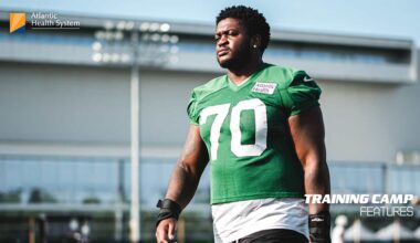 First-Round RT Armand Membou Excited to Be Competing at Initial Jets Camp