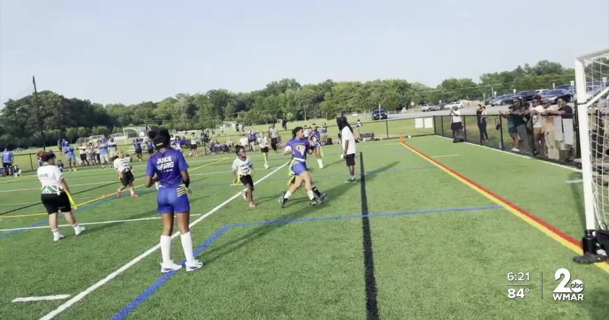 Maryland youth flag football team heads to NFL Flag Championships